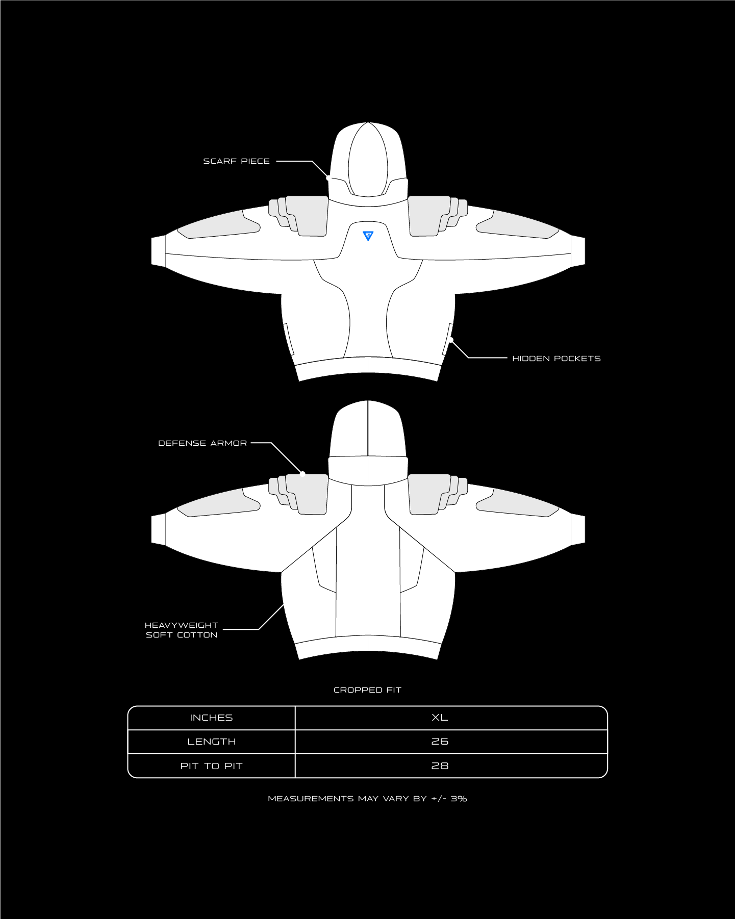 Basic Armor - White XL