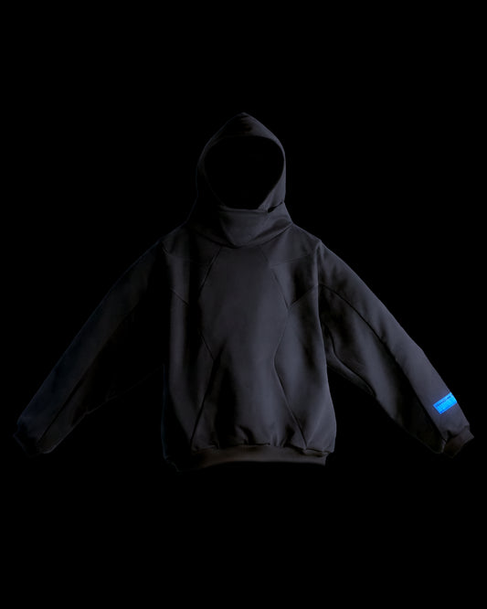 Blank Cyber Atom Hoodie - Dark Grey XL