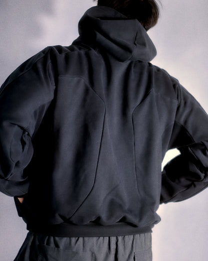 Blank Cyber Atom Hoodie - Dark Grey XL