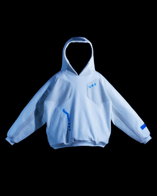 Visor Hoodie - White Large