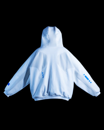 Visor Hoodie - White Large