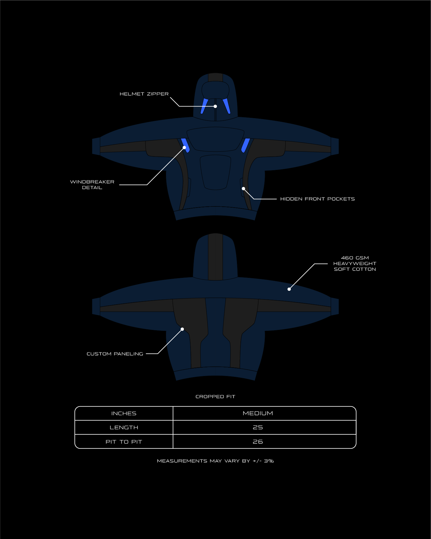 Enemy Scout - Navy Medium